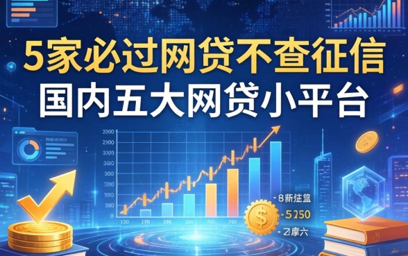 5家必过网贷不查征信，国内五大网贷小平台