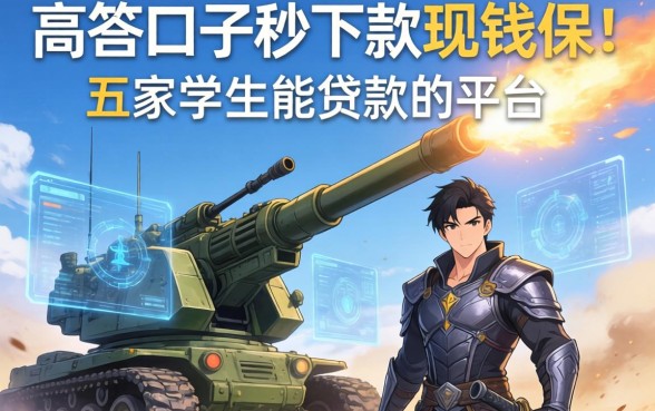 高炮口子秒下款现钱侠，解答五家学生能贷款的平台