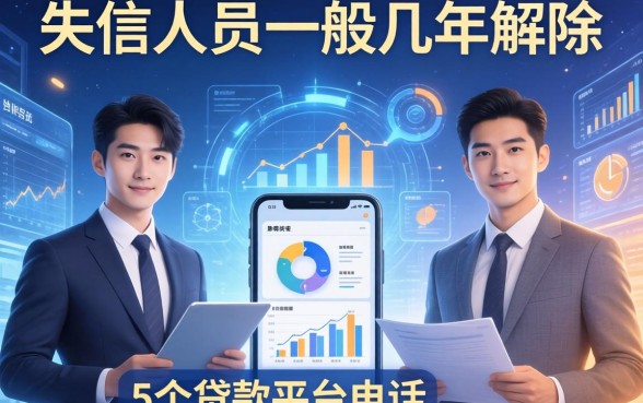 失信人员一般几年解除，归纳5个贷款平台电话