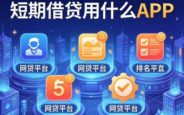 短期借贷用什么APP，介绍五个网贷平台排名不分先后