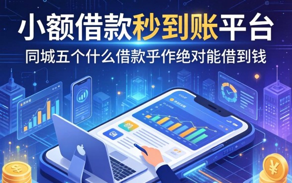 小额借款秒到账的平台，同城五个什么借款软件绝对能借到钱