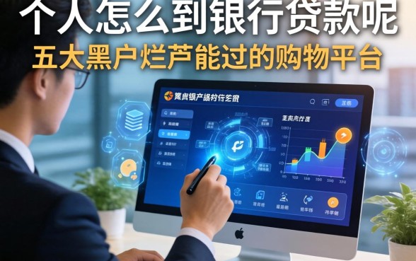 个人怎么到银行贷款呢，五大黑户烂户能过的购物平台
