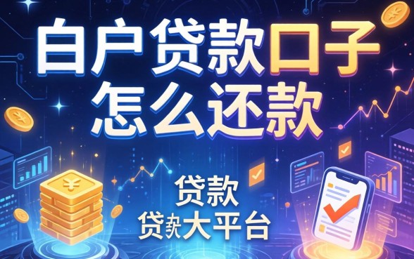 白户贷款口子怎么还款，分享五个贷款大平台