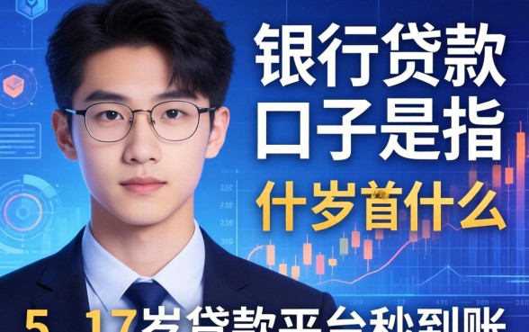 银行贷款口子是指什么，例举5个17岁贷款平台秒到账