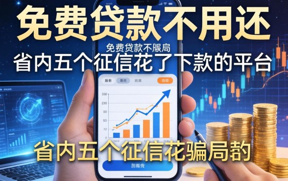 免费贷款不用还的骗局，省内五个征信花了下款的平台
