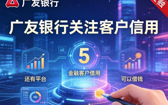 广发银行关注客户信用，例举5个还有平台可以借钱