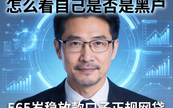 怎么看自己是否是黑户，例举5个65岁稳放款口子正规网贷