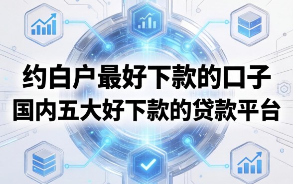 纯白户最好下款的口子，国内五大好下款的贷款平台