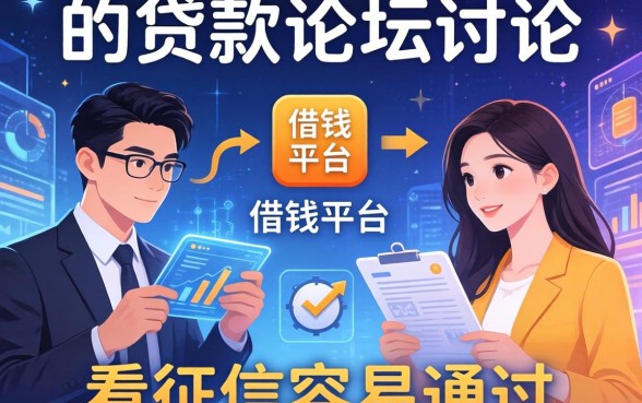 能下款的贷款论坛讨论，分析五个借钱平台不看征信容易通过