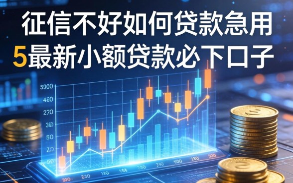 征信不好如何贷款急用，例举5个最新小额贷款必下口子