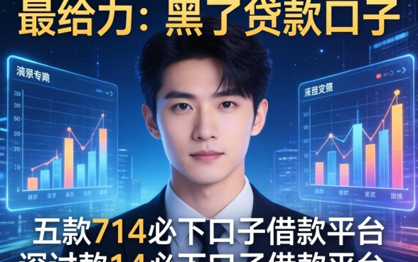 最给力的黑了贷款口子，探讨五款714必下口子借款平台