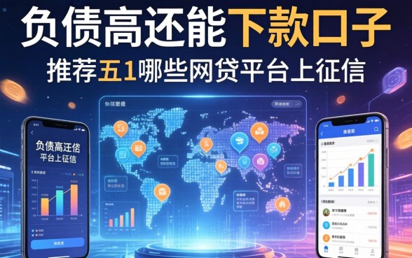 负债高还能下款的口子，推荐五个哪些网贷平台上征信