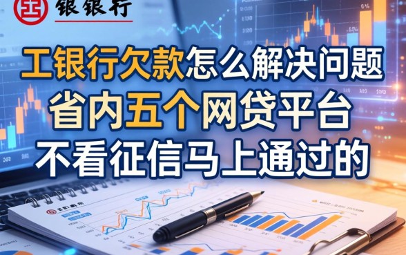 工行欠款怎么解决问题，省内五个网贷平台不看征信马上通过的
