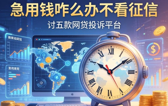 急用钱咋么办不看征信，探讨五款网贷投诉平台