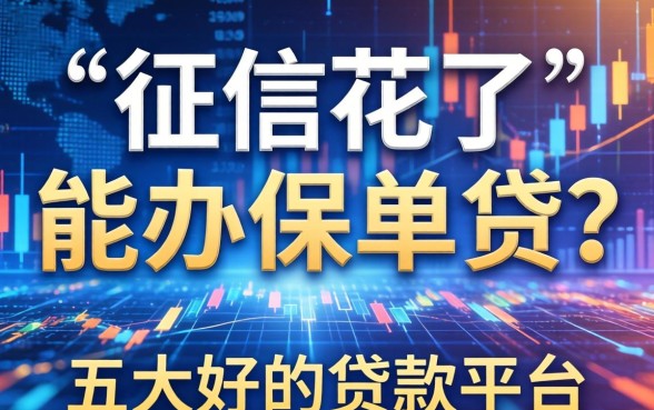 征信花了能办保单贷吗，五大好的贷款平台