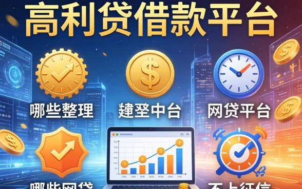 高利贷借款平台有哪些，整理五个哪些网贷平台不上征信