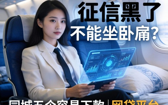 征信黑了不能坐卧铺吗，同城五个容易下款的网贷平台