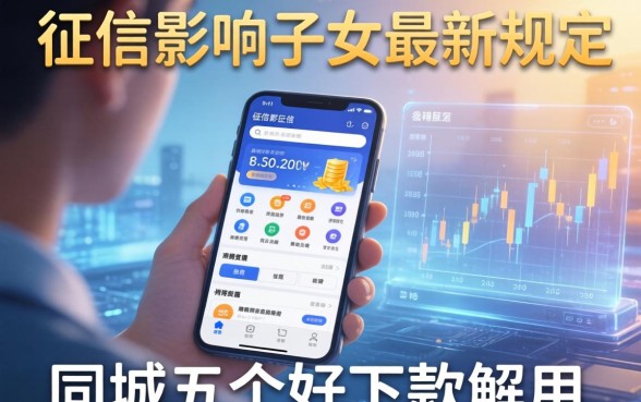 征信影响子女最新规定，同城五个好下款的软件