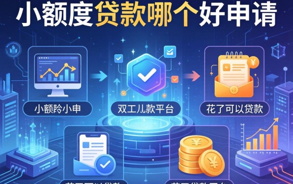 小额度贷款哪个好申请，总结五个花了可以贷款的平台