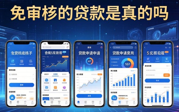 免审核的贷款是真的吗，整理五个贷款申请平台