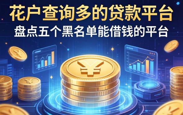 花户查询多的贷款平台，盘点五个黑名单能借钱的平台