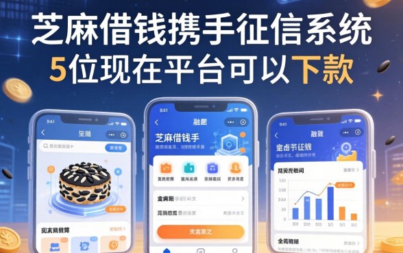 芝麻借钱携手征信系统，阐述5家现在平台可以下款