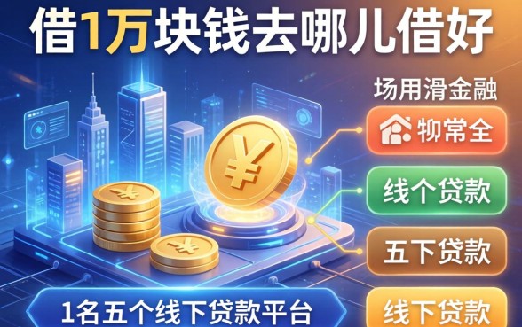 借1万块钱去哪里借好，分享五个线下贷款平台