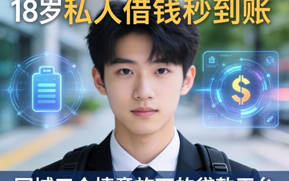 18岁私人借钱秒到账，同城五个捷信旗下的贷款平台
