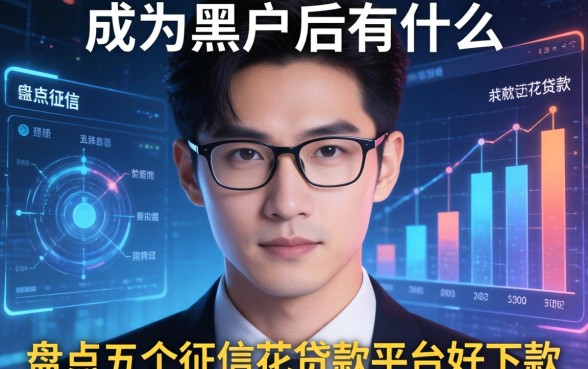 成为黑户后有什么影响，盘点五个征信花贷款平台好下款