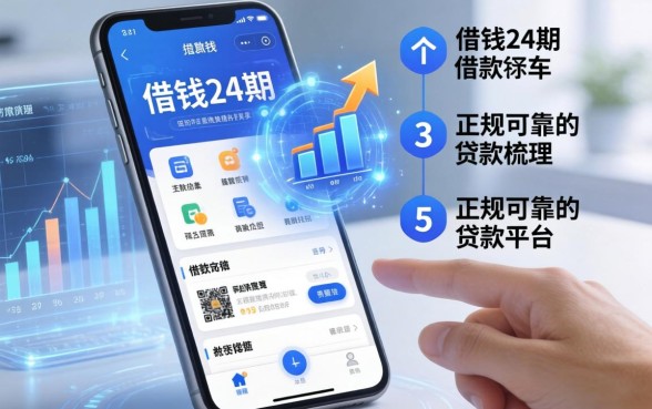 借钱24期的借款软件，梳理5个正规可靠的贷款平台