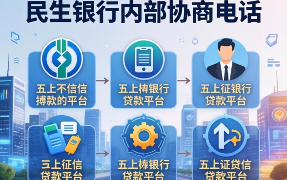 民生银行内部协商电话，介绍五个不上征信的贷款平台