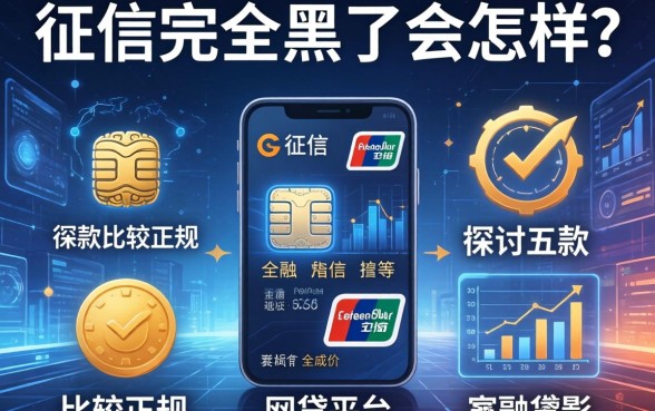 征信完全黑了会怎样吗，探讨五款比较正规的网贷平台