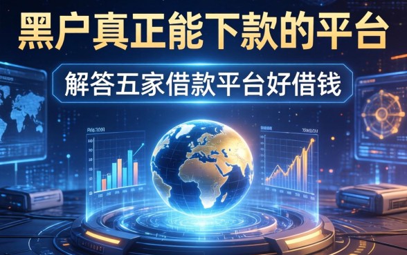 黑户真正能下款的平台，解答五家借款平台好借钱