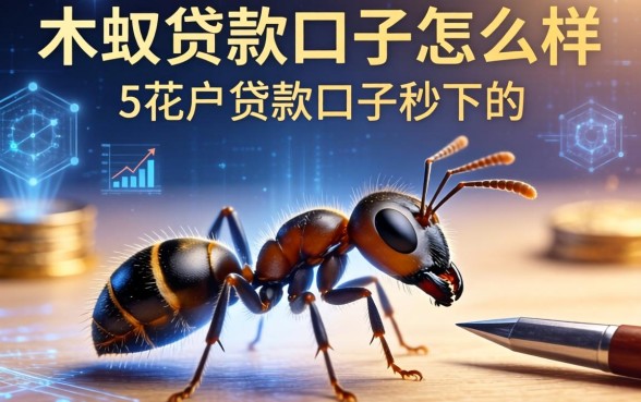 木蚂蚁贷款口子怎么样，整理五个花户贷款口子秒下的