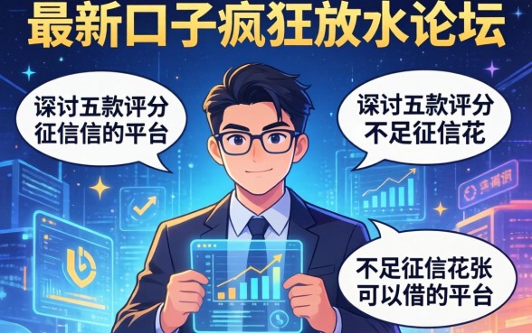 最新口子疯狂放水论坛，探讨五款评分不足征信花可以借的平台