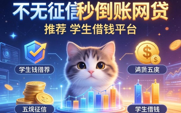 不看征信秒到账的网贷，推荐五个学生借钱平台