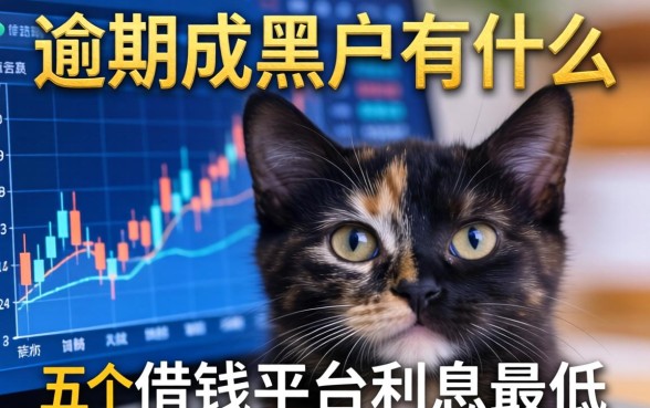 逾期成黑户有什么影响，分享五个借钱平台利息最低