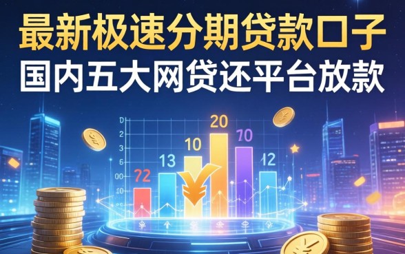 最新极速分期贷款口子，国内五大网贷还平台放款