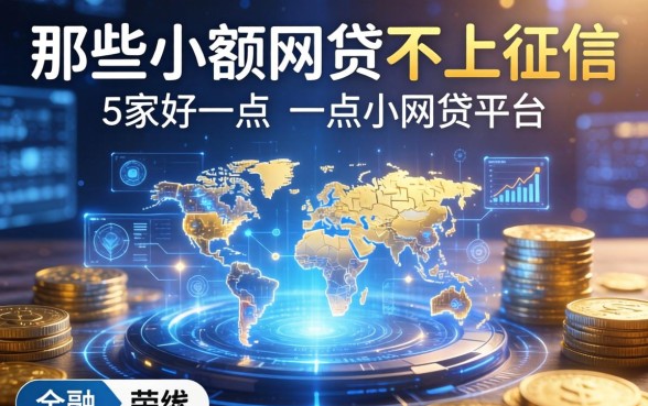 那些小额网贷不上征信，阐述5家好一点的网贷平台