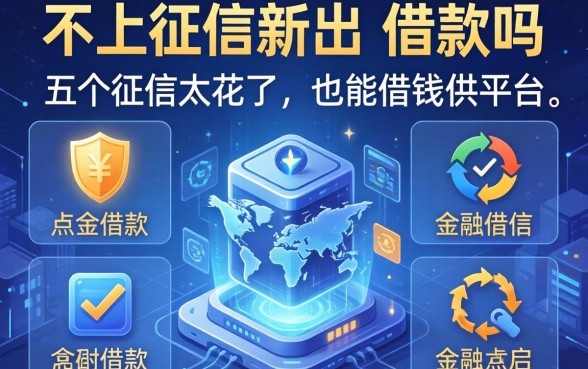 不上征信新出的借款吗，介绍五个征信太花了也能借钱的平台