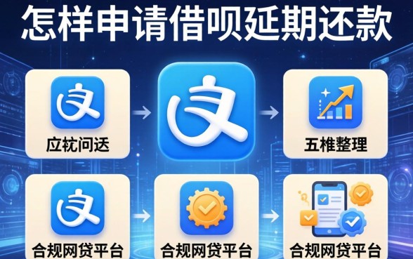 怎样申请借呗延期还款，整理五个合规网贷平台