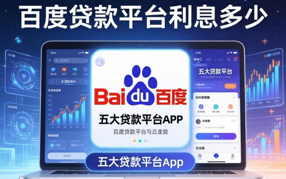 百度贷款平台利息多少，五大贷款平台app