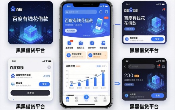 百度有钱花借款app，整理五个黑户借贷平台