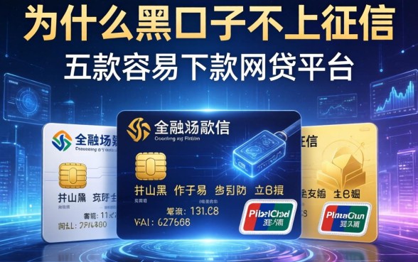 为什么黑口子不上征信，探讨五款容易下款的网贷平台