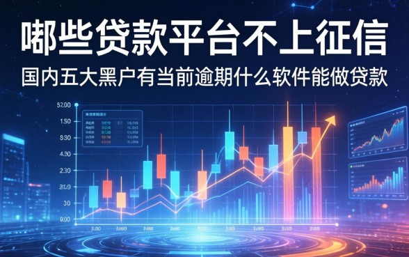 哪些贷款平台不上征信，国内五大黑户有当前逾期什么软件能做贷款
