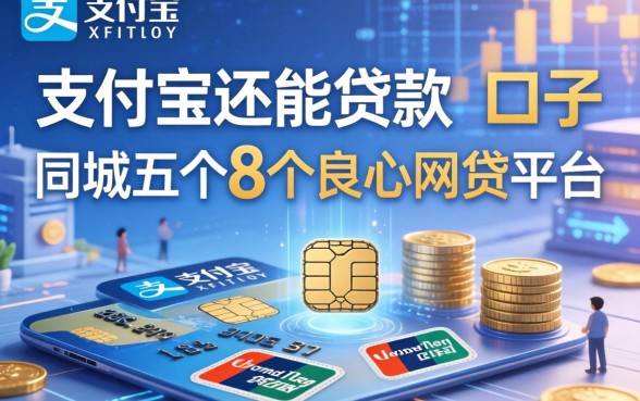 支付宝还能贷款的口子，同城五个8个良心网贷平台