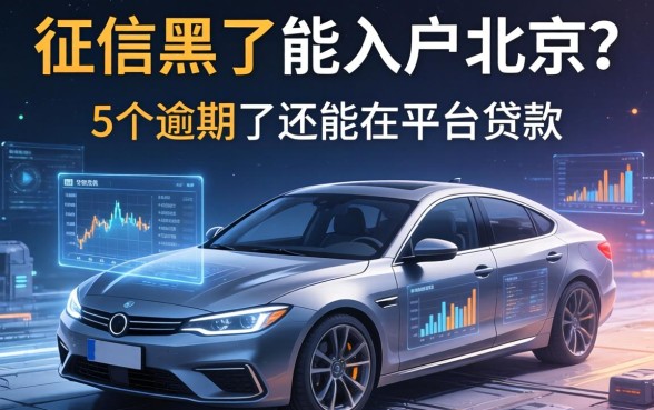 征信黑了能入户北京吗，例举5个逾期了还能在平台贷款