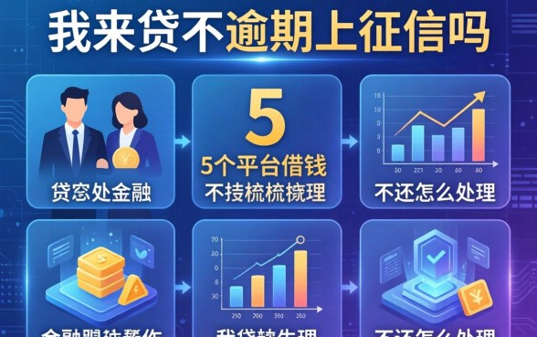我来贷不逾期上征信吗，梳理5个平台借钱不还怎么处理