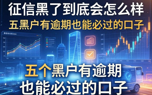 征信黑了到底会怎么样，分享五个黑户有逾期也能必过的口子