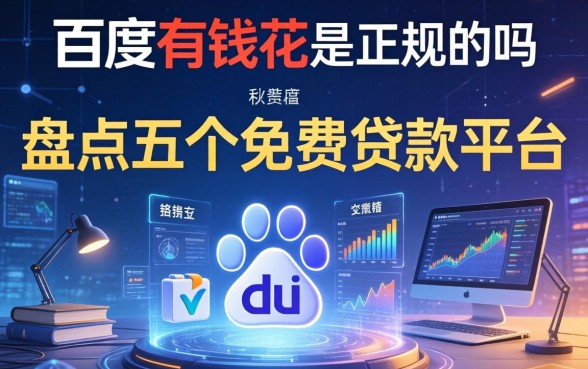 百度有钱花是正规的吗，盘点五个免费贷款平台